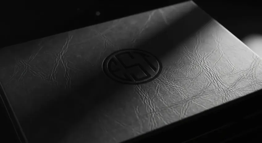 Embossed Electric Soul monogram on the box lid